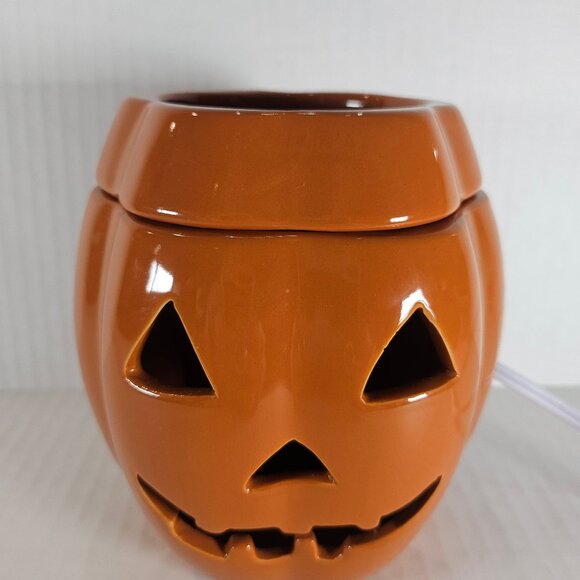 Ceramic Intertek Jack O Lantern Wax Bar Warmer, Halloween. Electric Lantern - Picture 8 of 10
